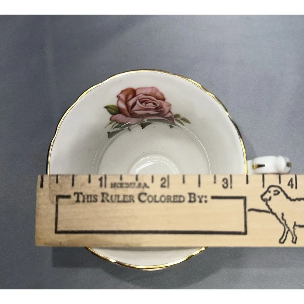 Paragon Tea Cup Saucer Floating Cabbage Rose Citron Yellow Gold Filigree A2645